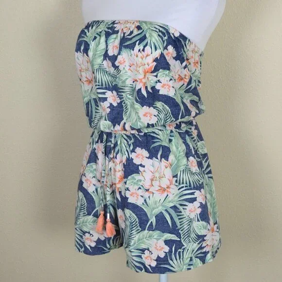 Chubbies The Kokomos Floral Romper XS - Picture 3 of 7